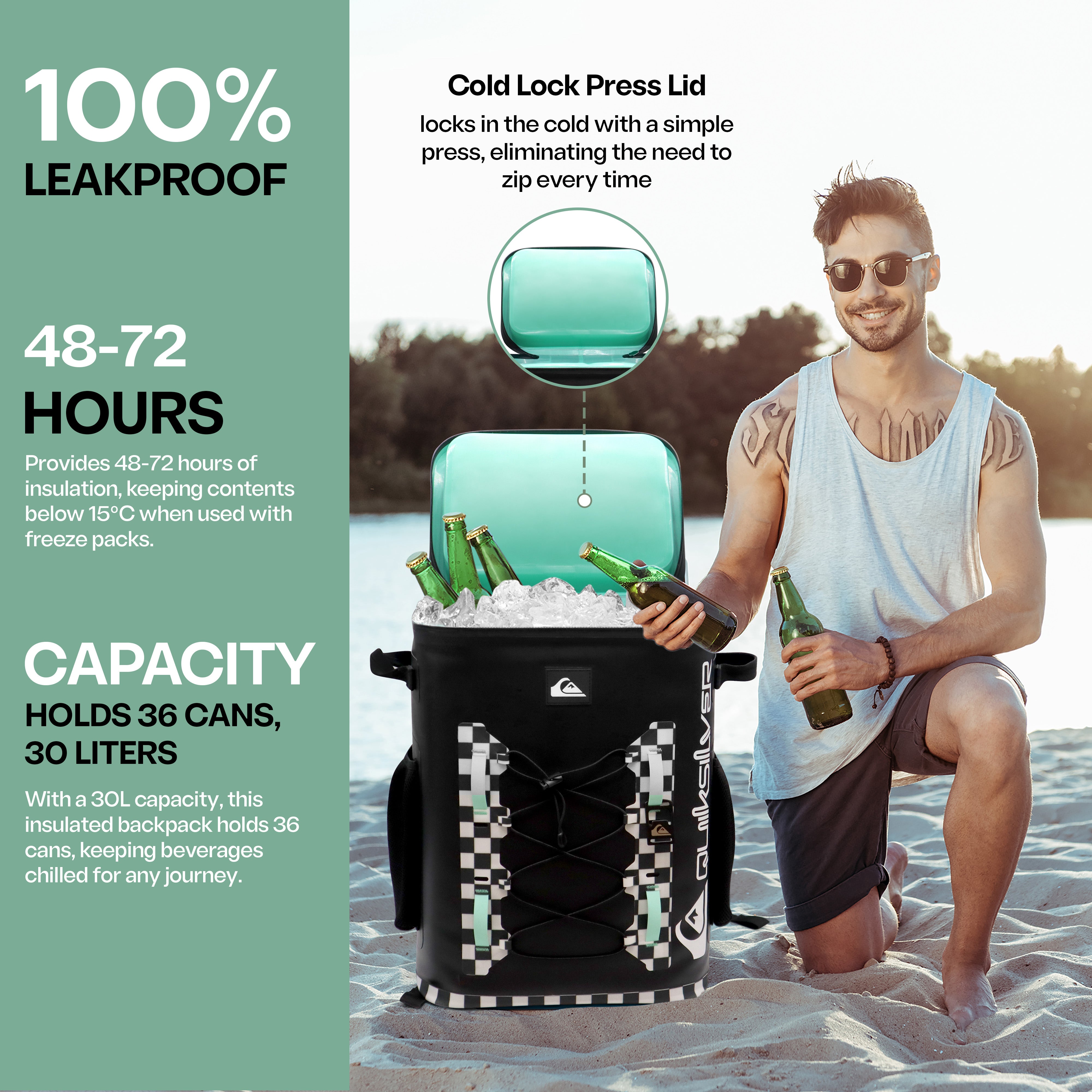 The Shoreline Collection Backpack Cooler